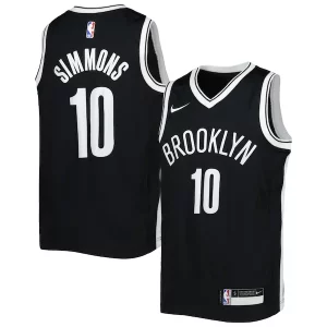 Gorgeous Ben Simmons Brooklyn Nets Nike Youth Swingman Jersey Icon Edition Black