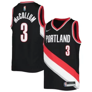 Gorgeous C.J. McCollum Portland Trail Blazers Nike Youth 2021/22 Diamond Swingman Jersey Icon Edition Black