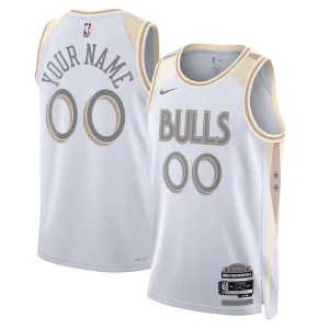 Gorgeous Chicago Bulls Nike Unisex 2024/25 Custom Swingman Jersey City Edition White