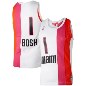 Gorgeous Chris Bosh Miami Heat Women's Hardwood Classics 2011/12 Swingman Jersey White