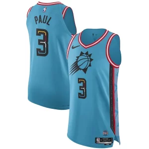 Gorgeous Chris Paul Phoenix Suns Nike 2022/23 Authentic Jersey City Edition Turquoise