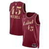 Gorgeous Donovan Mitchell Cleveland Cavaliers Nike Unisex 2023/24 Swingman Jersey Wine City Edition