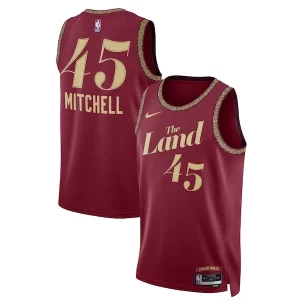 Gorgeous Donovan Mitchell Cleveland Cavaliers Nike Unisex 2023/24 Swingman Jersey Wine City Edition