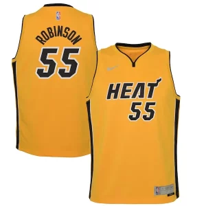 Gorgeous Duncan Robinson Miami Heat Nike Youth 2020/21 Swingman Player Jersey Trophy Gold Earned Edition