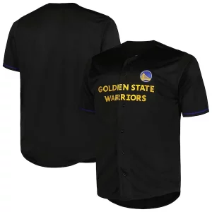 Gorgeous Golden State Warriors Profile Big & Tall Pop Jersey Black