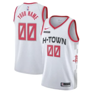 Gorgeous Houston Rockets Nike 2019/20 Swingman Custom Jersey White City Edition