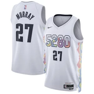 Gorgeous Jamal Murray Denver Nuggets Nike Unisex 2024/25 Swingman Player Jersey City Edition White
