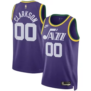 Gorgeous Jordan Clarkson Utah Jazz Nike Unisex Swingman Replica Jersey Classic Edition Purple