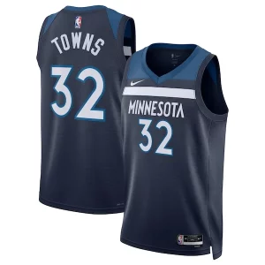 Gorgeous Karl Anthony Towns Minnesota Timberwolves Nike Unisex Swingman Jersey Icon Edition Navy