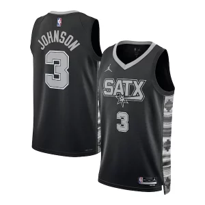 Gorgeous Keldon Johnson San Antonio Spurs Jordan Brand Unisex Swingman Jersey Statement Edition Black