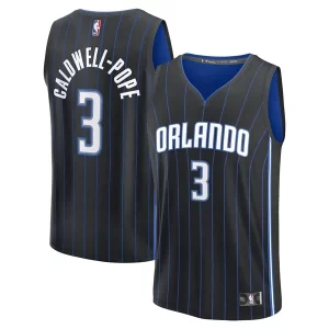 Chic Kentavious Caldwell Pope Orlando Magic Youth Fast Break Replica Player Jersey Icon Edition Black