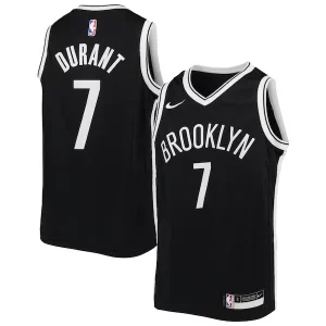 Gorgeous Kevin Durant Brooklyn Nets Nike Youth Swingman Jersey Icon Edition Black