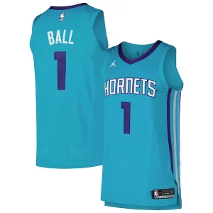Gorgeous LaMelo Ball Charlotte Hornets Jordan Brand Authentic Player Jersey Icon Edition Teal