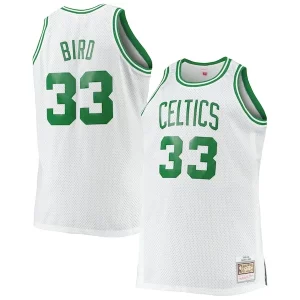 Gorgeous Larry Bird Boston Celtics Big & Tall 1985/86 Hardwood Classics Swingman Jersey White