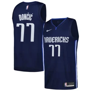 Gorgeous Luka Dončić Dallas Mavericks Nike Swingman Player Jersey City Edition Navy