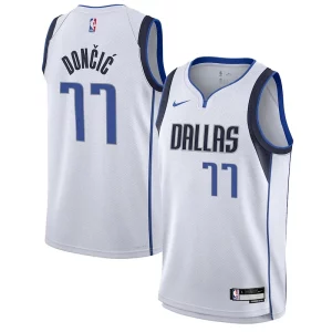 Gorgeous Luka Dončić Dallas Mavericks Nike Youth Swingman Jersey Association Edition White