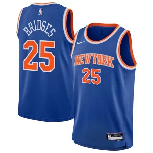 Gorgeous Mikal Bridges New York Knicks Nike Youth Swingman Jersey Icon Edition Blue