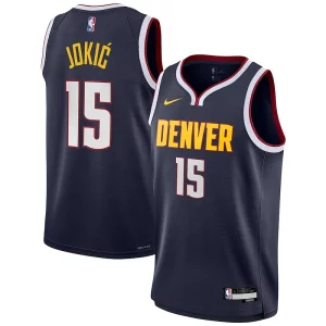 Gorgeous Nikola Jokic Denver Nuggets Nike Youth Swingman Jersey Icon Edition Navy