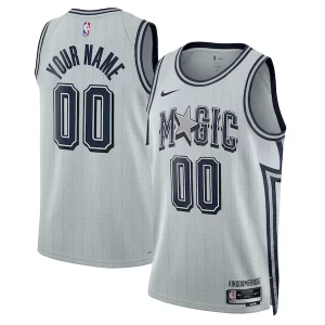 Gorgeous Orlando Magic Nike Unisex 2024/25 Custom Swingman Jersey City Edition Silver