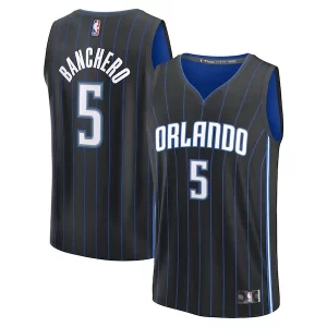 Gorgeous Paolo Banchero Orlando Magic Youth Fast Break Replica Player Jersey Icon Edition Black