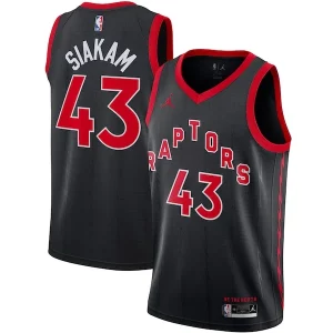 Gorgeous Pascal Siakam Toronto Raptors Jordan Brand 2020/21 Swingman Jersey Statement Edition Black
