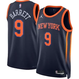 Gorgeous RJ Barrett New York Knicks Jordan Brand Unisex Swingman Jersey Statement Edition Navy