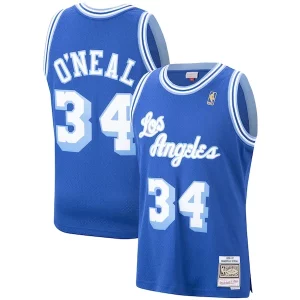 Gorgeous Shaquille O'Neal Los Angeles Lakers Hardwood Classics Swingman Jersey Royal/Purple/Gold