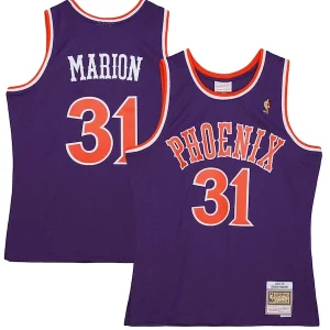 Gorgeous Shawn Marion Phoenix Suns 2001/02 Hardwood Classics Swingman Jersey Purple