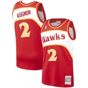 Gorgeous Stacey Augmon Atlanta Hawks 1991/92 Hardwood Classics Swingman Jersey Red