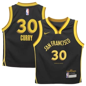 Gorgeous Stephen Curry Golden State Warriors Nike Toddler Swingman Replica Jersey City Edition Black