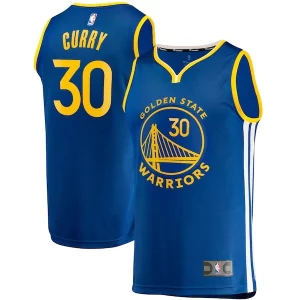 Premium Stephen Curry Golden State Warriors Fast Break Replica Jersey Icon Edition Royal
