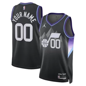 Gorgeous Utah Jazz Jordan Brand Unisex 2024/25 Custom Swingman Jersey Statement Edition Black
