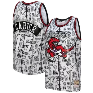 Gorgeous Vince Carter Toronto Raptors 1998/99 Swingman Jersey White