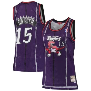 Gorgeous Vince Carter Toronto Raptors Women's 1998/99 Hardwood Classics Swingman Jersey Purple