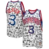 Impressive Allen Iverson Philadelphia 76ers 1996/97 Swingman Jersey White