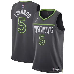 Impressive Anthony Edwards Minnesota Timberwolves Jordan Brand Unisex Swingman Jersey Statement Edition Charcoal