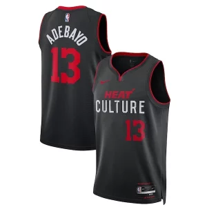 Impressive Bam Adebayo Miami Heat Nike Unisex 2023/24 Swingman Jersey Black City Edition