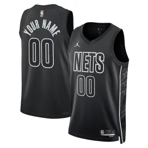 Impressive Brooklyn Nets Jordan Brand Unisex 2022/23 Swingman Custom Jersey Statement Edition Black