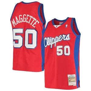 Impressive Corey Maggette LA Clippers 2001/02 Hardwood Classics Swingman Jersey Red