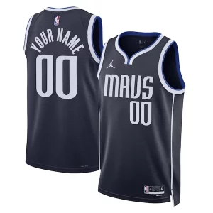 Impressive Dallas Mavericks Jordan Brand Unisex 2022/23 Swingman Custom Jersey Statement Edition Navy
