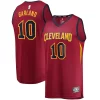Impressive Darius Garland Cleveland Cavaliers Youth Replica Fast Break Jersey Wine Icon Edition