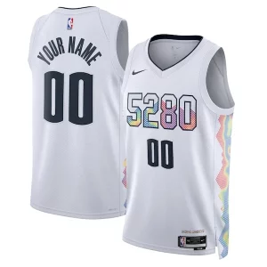 Impressive Denver Nuggets Nike Unisex 2024/25 Custom Swingman Jersey City Edition White