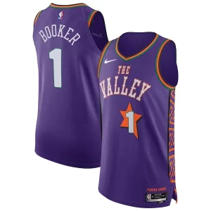 Impressive Devin Booker Phoenix Suns Nike 2024/25 Authentic Player Jersey City Edition Purple