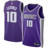 Impressive Domantas Sabonis Sacramento Kings Nike Unisex Swingman Jersey Icon Edition Purple