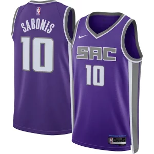 Impressive Domantas Sabonis Sacramento Kings Nike Unisex Swingman Jersey Icon Edition Purple