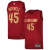Impressive Donovan Mitchell Cleveland Cavaliers Nike Swingman Player Jersey Icon Edition Wine