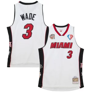 Amazing Dwyane Wade Miami Heat Unisex Hall of Fame Class of 2023 Throwback Swingman Jersey White