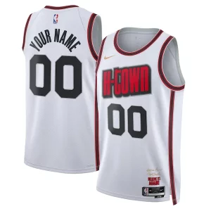 Impressive Houston Rockets Nike Unisex 2024/25 Custom Swingman Jersey City Edition White