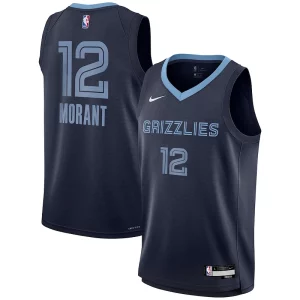 Impressive Ja Morant Memphis Grizzlies Nike Youth Swingman Jersey Icon Edition Navy