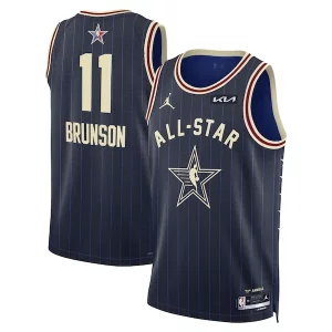 Impressive Jalen Brunson Jordan Brand Unisex 2024 NBA All Star Game Swingman Jersey Navy